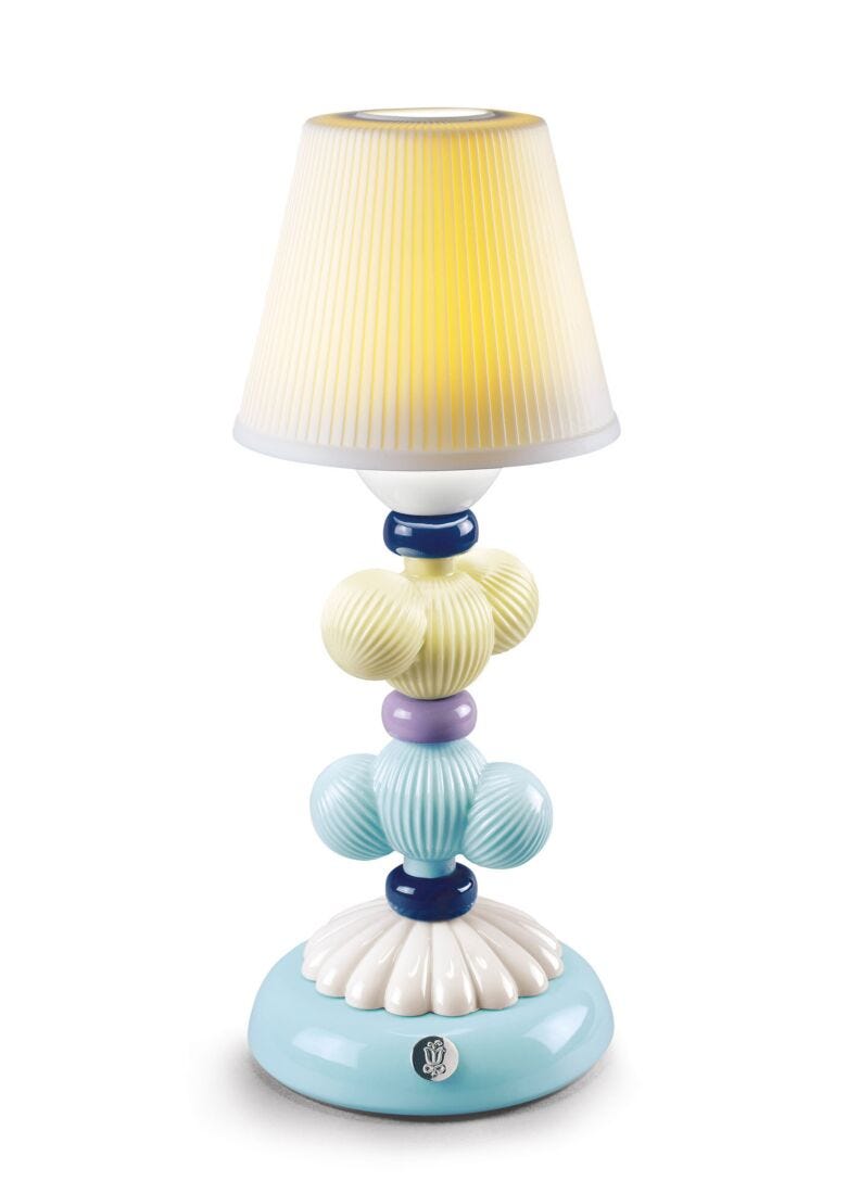 Lladro Cactus Firefly lamp (yellow & blue) - Araco Interiors