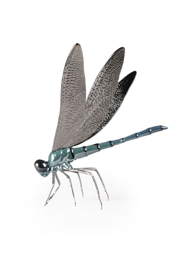 Lladro Dragonfly Green - Araco Interiors