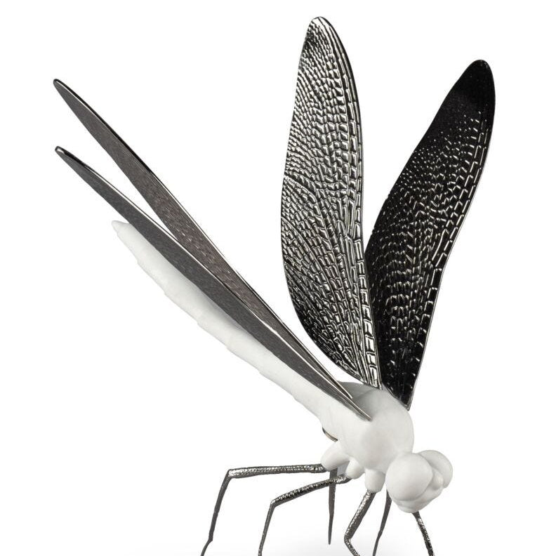 Lladro Dragonfly Matte White - Araco Interiors