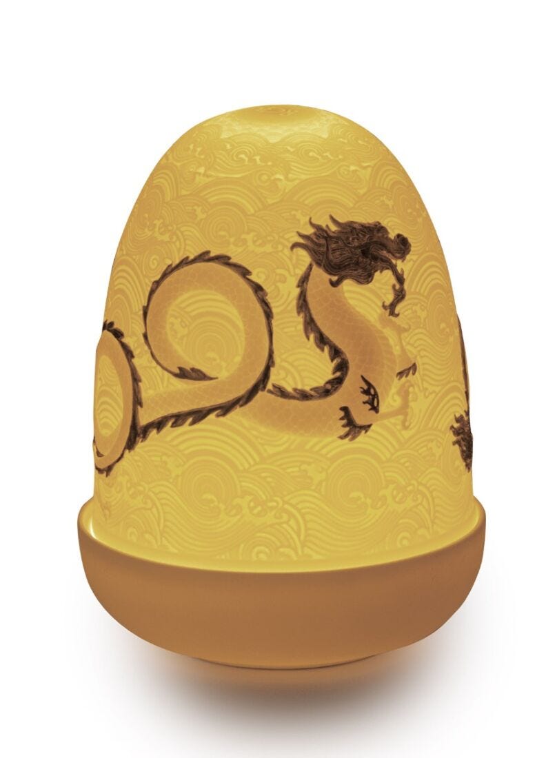 Lladro Dragons Dome Lamp - Araco Interiors