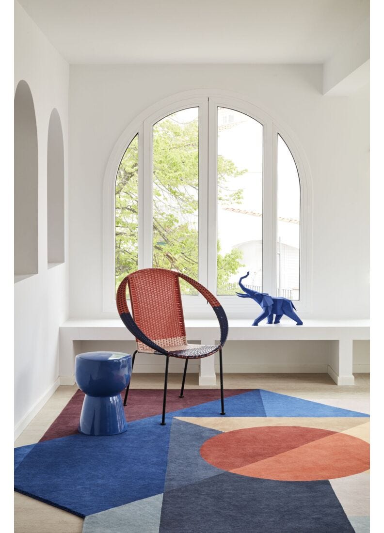 Lladro Elephant Blue - Araco Interiors