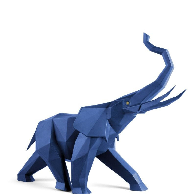 Lladro Elephant Blue - Araco Interiors