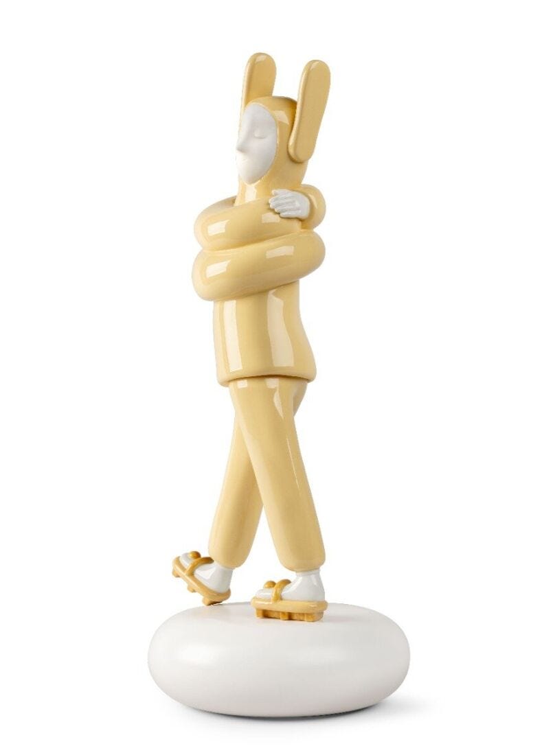 Lladro Embraced (yellow) Yellow - Araco Interiors