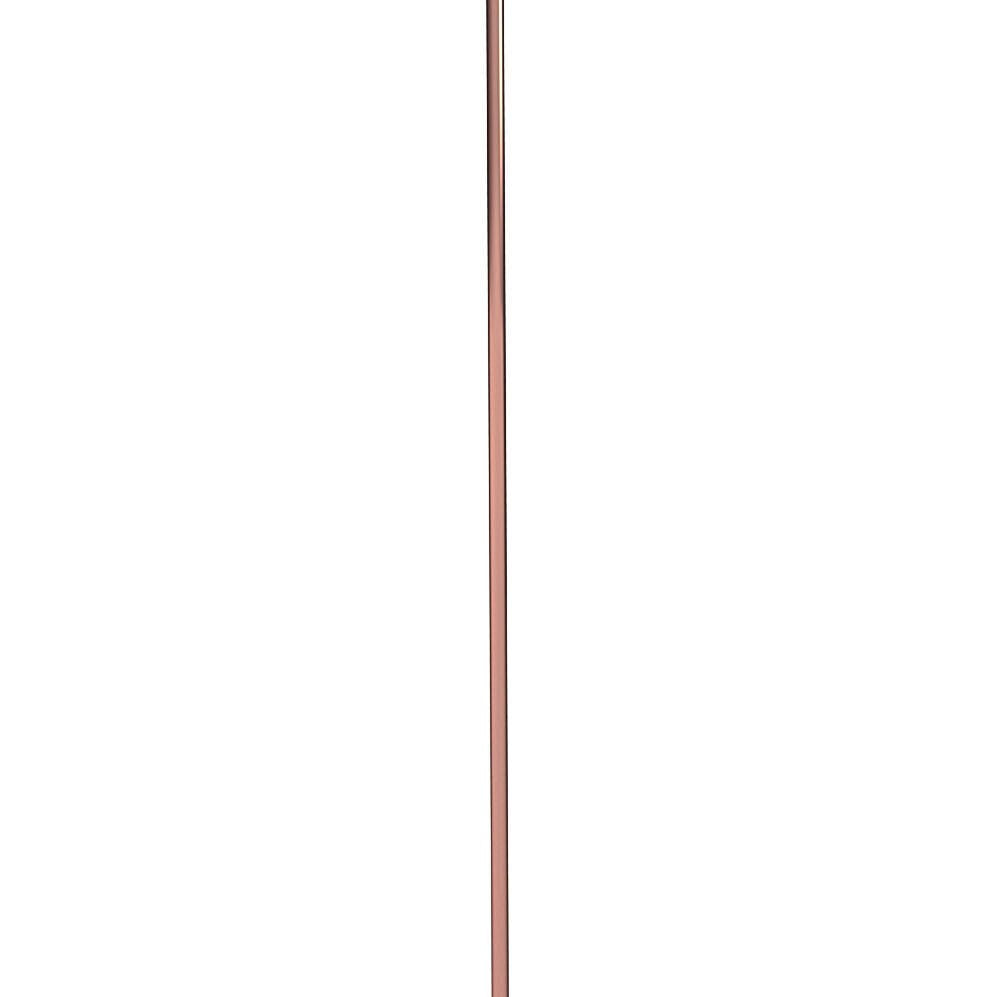 Lladro Floor lamp in translucent white porcelain and copper metal. Its design is reminiscent of the shape of Jazz instruments. Floor Lamp - Araco Interiors
