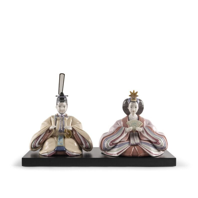 Lladro Hina Dolls Beige & Pink - Araco Interiors