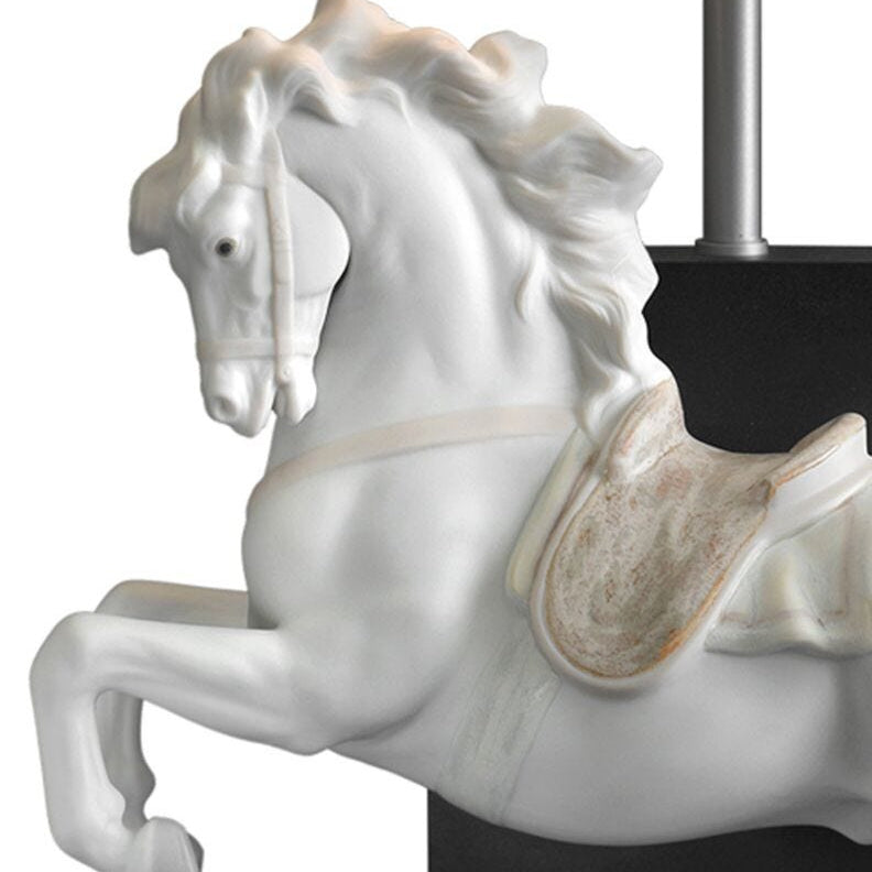 Lladro Horse on pirouette - Lamp (UK) - Araco Interiors