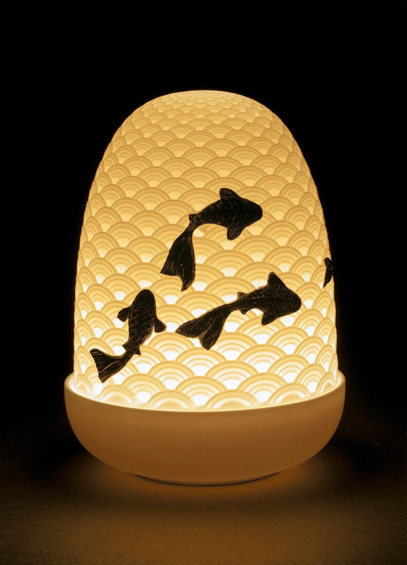 Lladro Koi Dome lamp - Araco Interiors