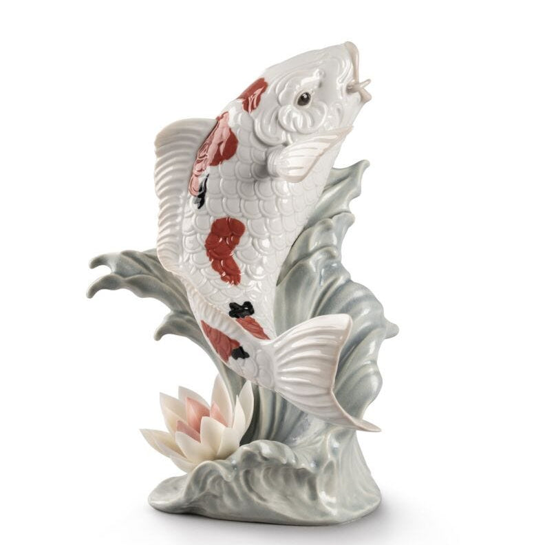 Lladro Koi White - Araco Interiors