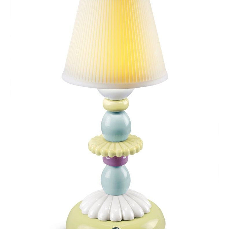 Lladro Lotus Firefly lamp (green & blue) - Araco Interiors