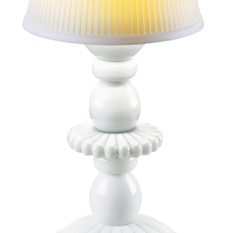 Lladro Lotus Firefly lamp (white) - Araco Interiors