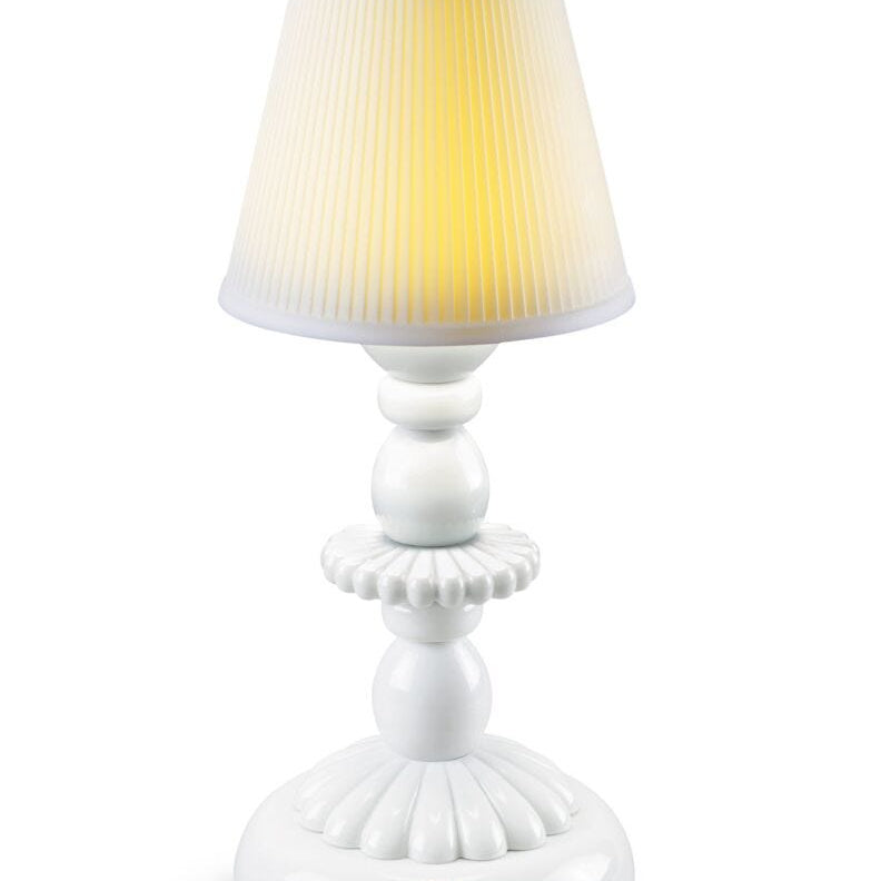 Lladro Lotus Firefly lamp (white) - Araco Interiors