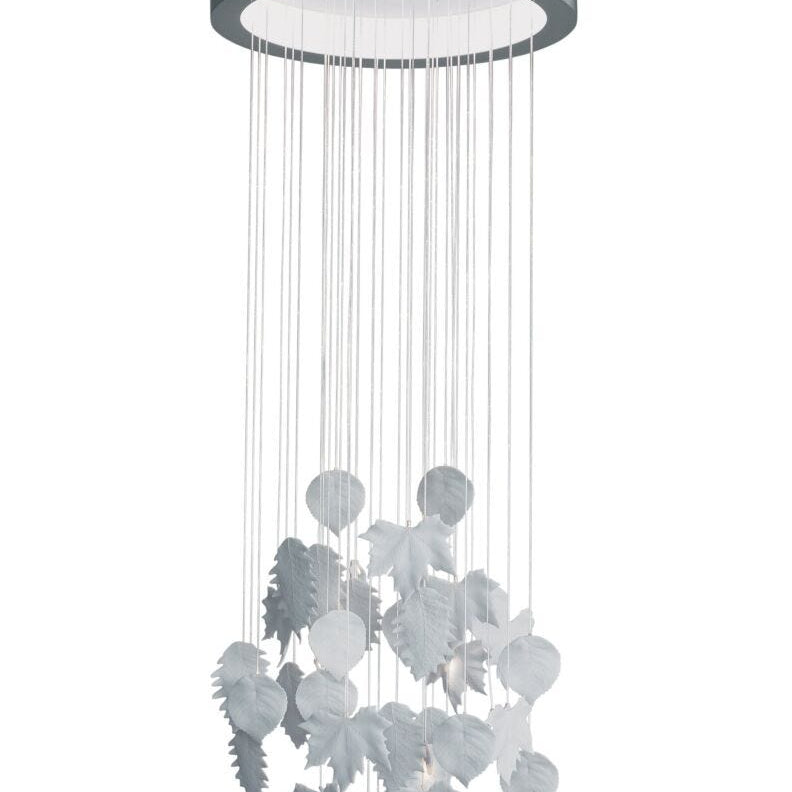 Lladro Magic Forest chand. 0,60m - white (CE/UK) White - Araco Interiors