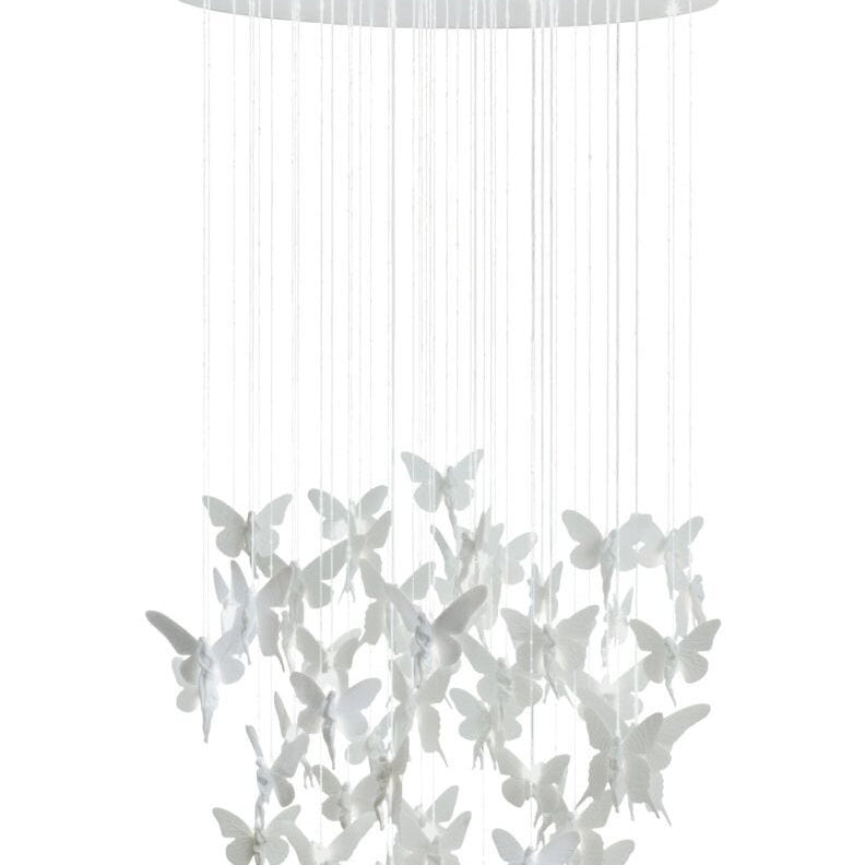 Lladro Magic Forest Chand.0.80m white (CE/UK) White - Araco Interiors