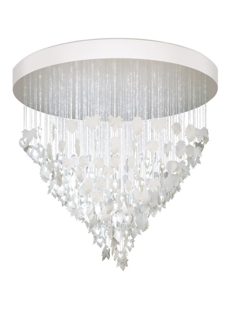 Lladro Magic Forest chandelier 2m(white)(CE/UK) White - Araco Interiors