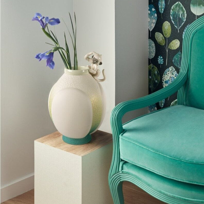 Lladro Monkey Vase - Araco Interiors