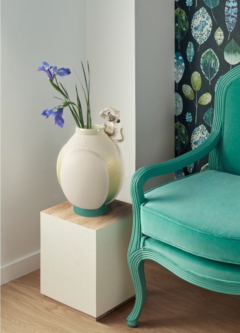 Lladro Monkey Vase - Araco Interiors