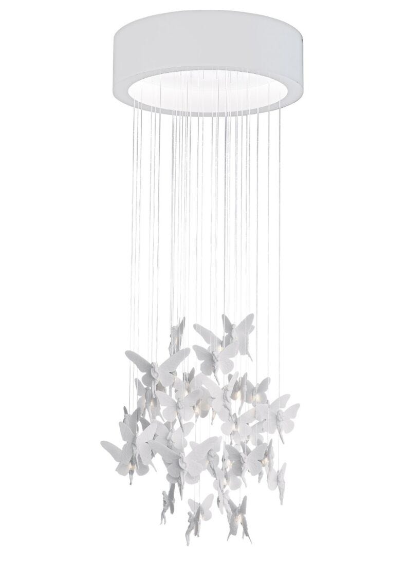 Lladro Niagara chandelier 0,60 m (white)(CE/UK) White - Araco Interiors