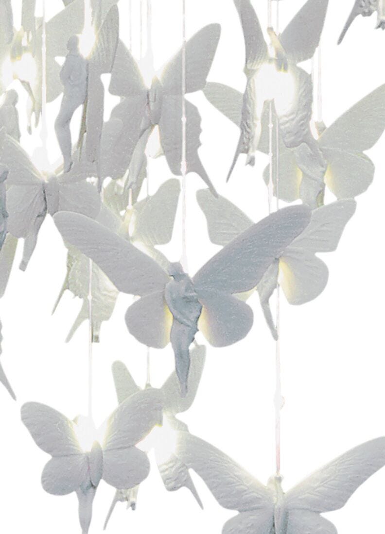 Lladro Niagara Chandelier 1,35m - white (CE/UK) - Araco Interiors