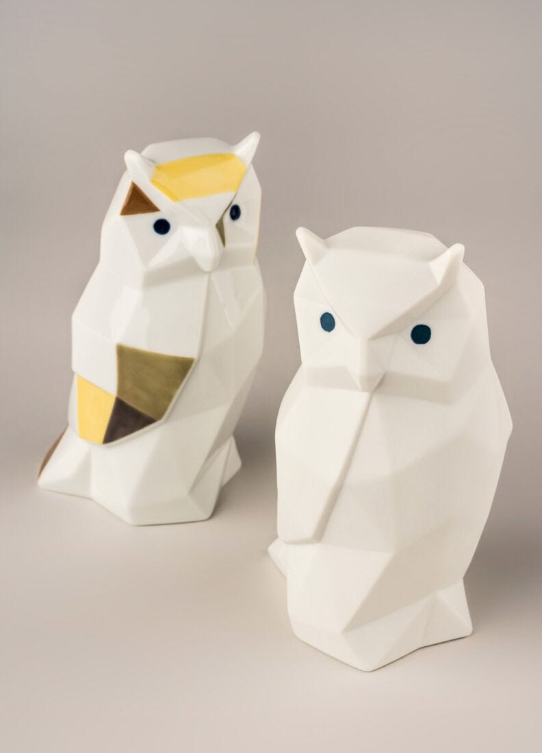 Lladro Owl White - Araco Interiors
