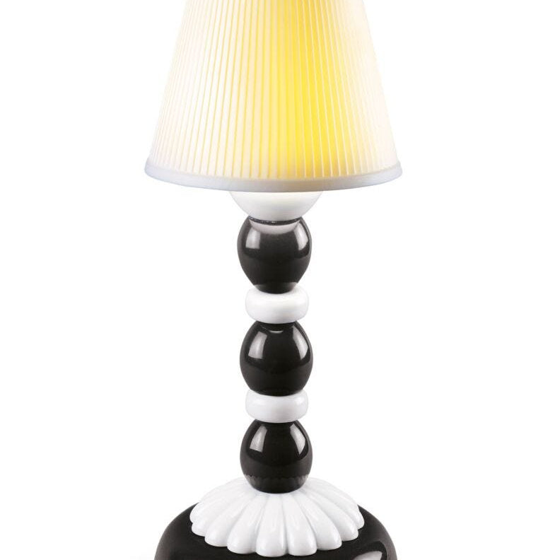 Lladro Palm Firefly lamp (black & white) - Araco Interiors