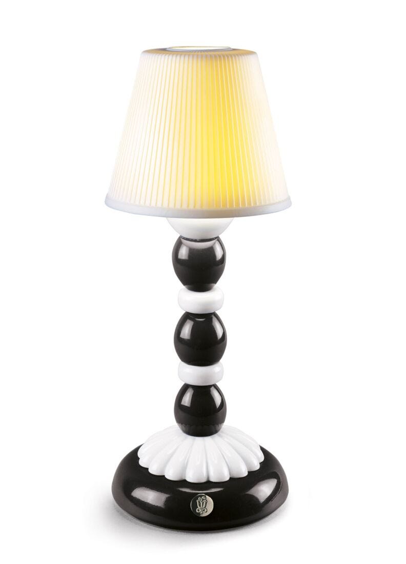 Lladro Palm Firefly lamp (black & white) - Araco Interiors