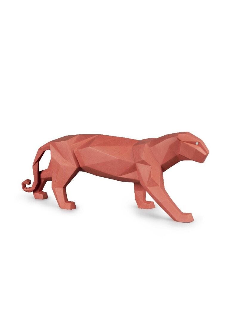 Lladro Panther Coral - Araco Interiors