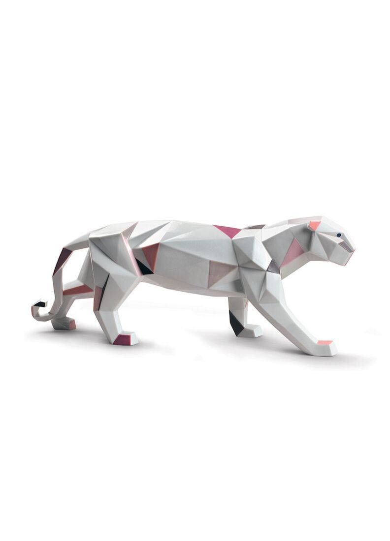 Lladro Panther White - Araco Interiors
