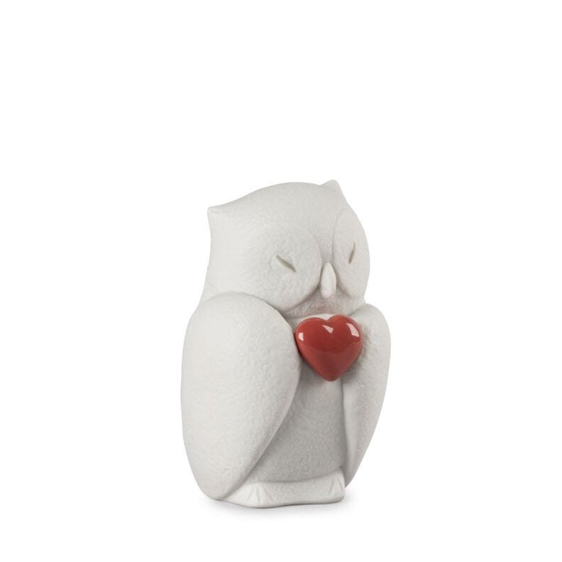 Lladro Reese Intuitive Owl Matte White - Araco Interiors