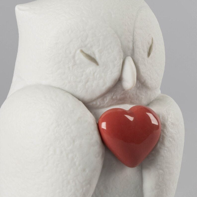 Lladro Reese Intuitive Owl Matte White - Araco Interiors