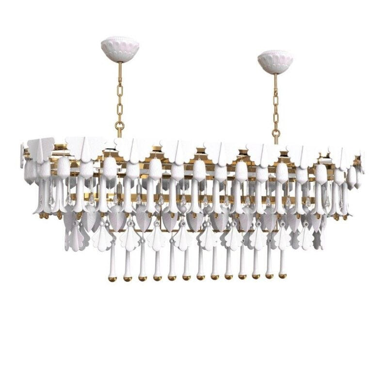 Lladro Seasons 150cm Oval Chandelier - Sunrise (CE/UK) - Araco Interiors