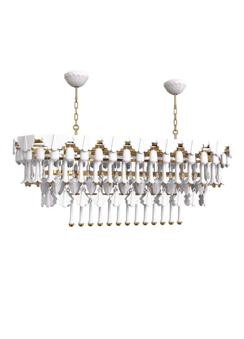 Lladro Seasons 150cm Oval Chandelier - Sunrise (CE/UK) - Araco Interiors