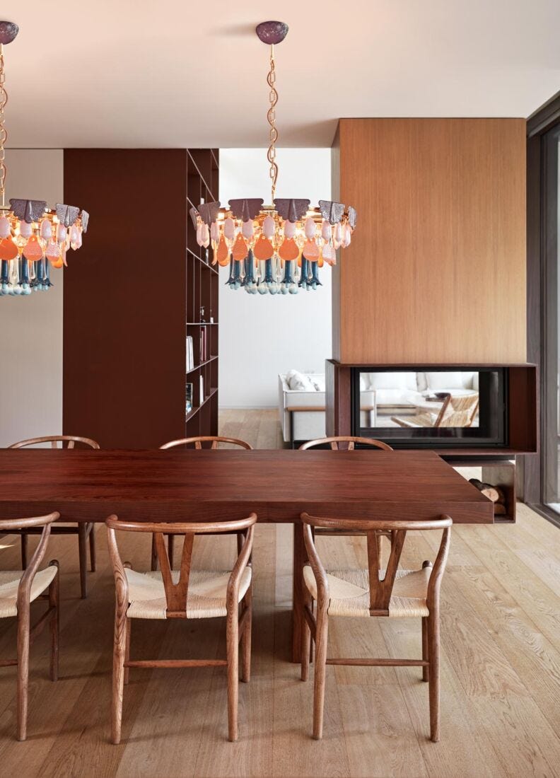 Lladro Seasons Ceiling lamp 70 cm - Fall (CE/UK) - Araco Interiors