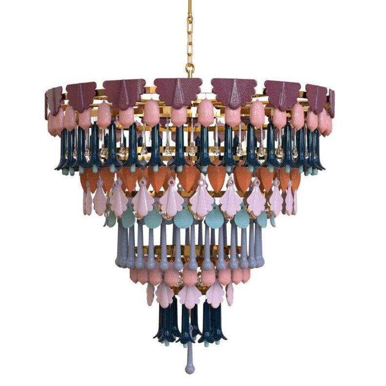 Lladro Seasons Chandelier 100 cm - Fall (CE/UK) - Araco Interiors