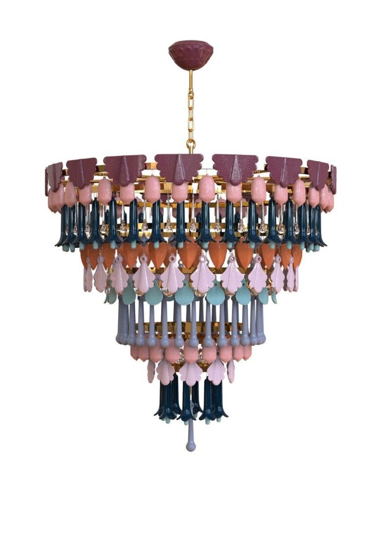 Lladro Seasons Chandelier 100 cm - Fall (CE/UK) - Araco Interiors