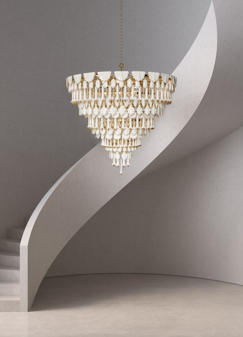 Lladro Seasons Chandelier 140 cm - Sunrise (CE/UK) - Araco Interiors