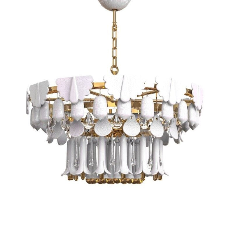 Lladro Seasons Chandelier 70 cm. Sunrise (CE/UK) - Araco Interiors