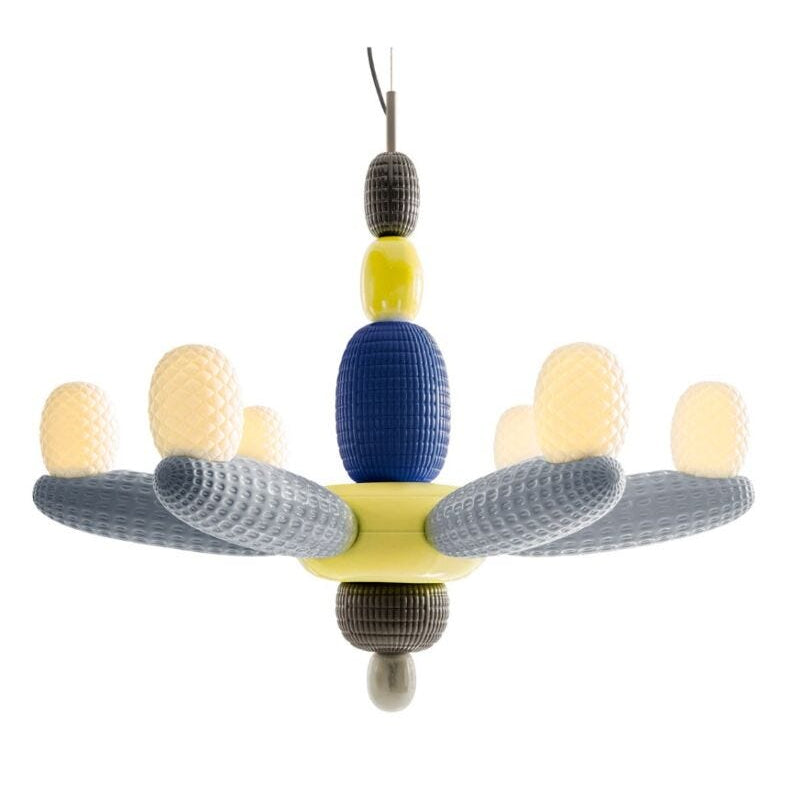 Lladro Soft Blown Chandelier (blue) (CE/UK) - Araco Interiors