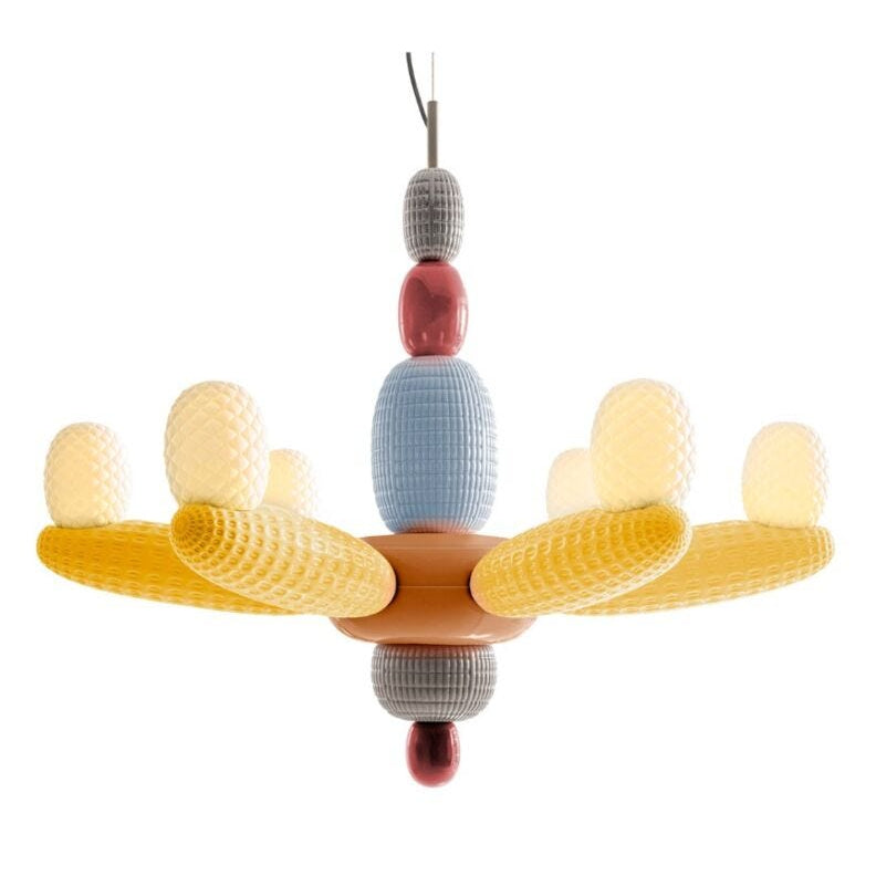 Lladro Soft Blown Chandelier (yellow) (CE/UK) - Araco Interiors