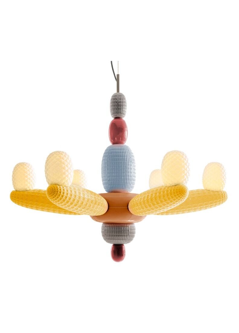 Lladro Soft Blown Chandelier (yellow) (CE/UK) - Araco Interiors