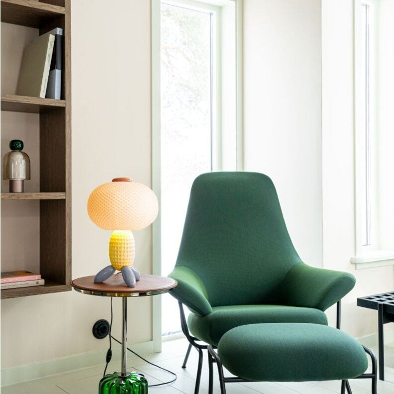 Lladro Soft Blown Table lamp (yellow) (UK) - Araco Interiors