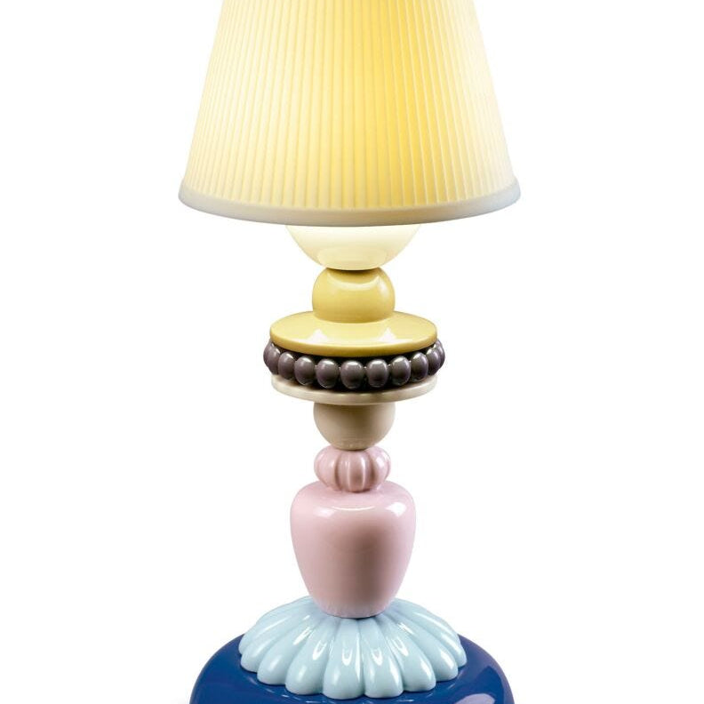 Lladro Sunflower Firefly lamp (blue) - Araco Interiors
