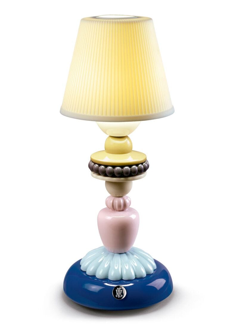Lladro Sunflower Firefly lamp (blue) - Araco Interiors