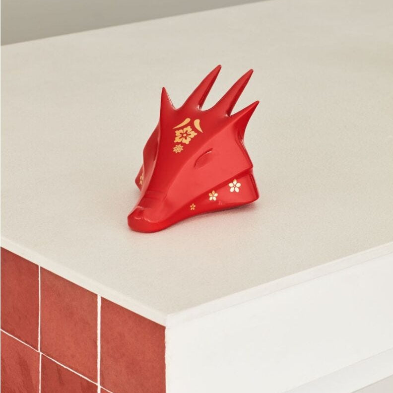 Lladro The Dragon (red - gold) - Araco Interiors
