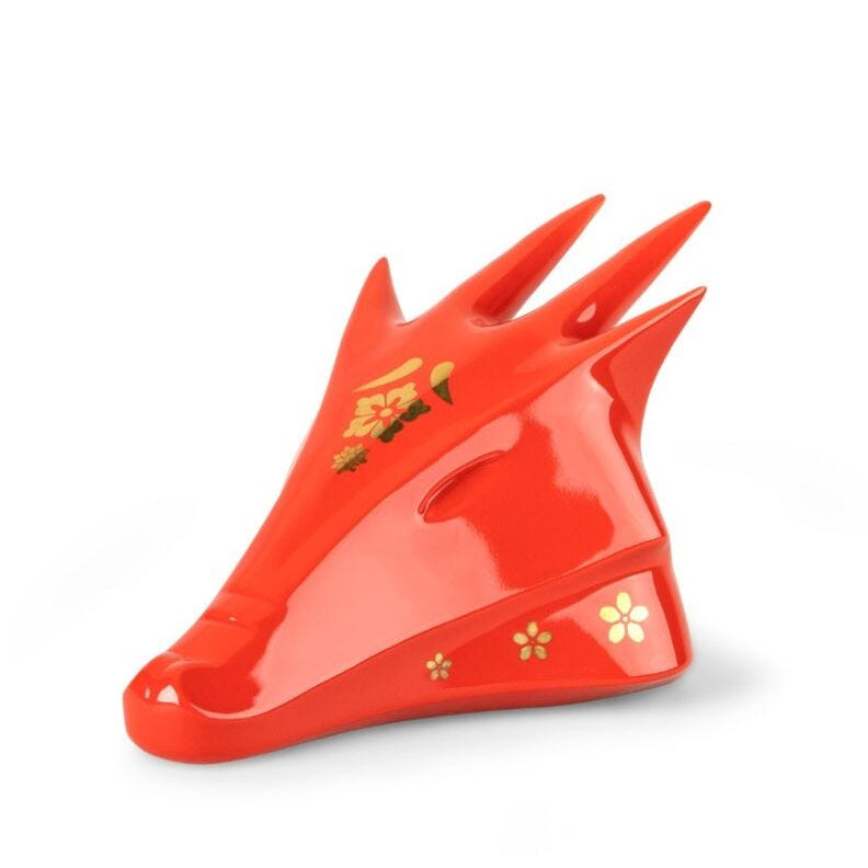 Lladro The Dragon (red - gold) - Araco Interiors