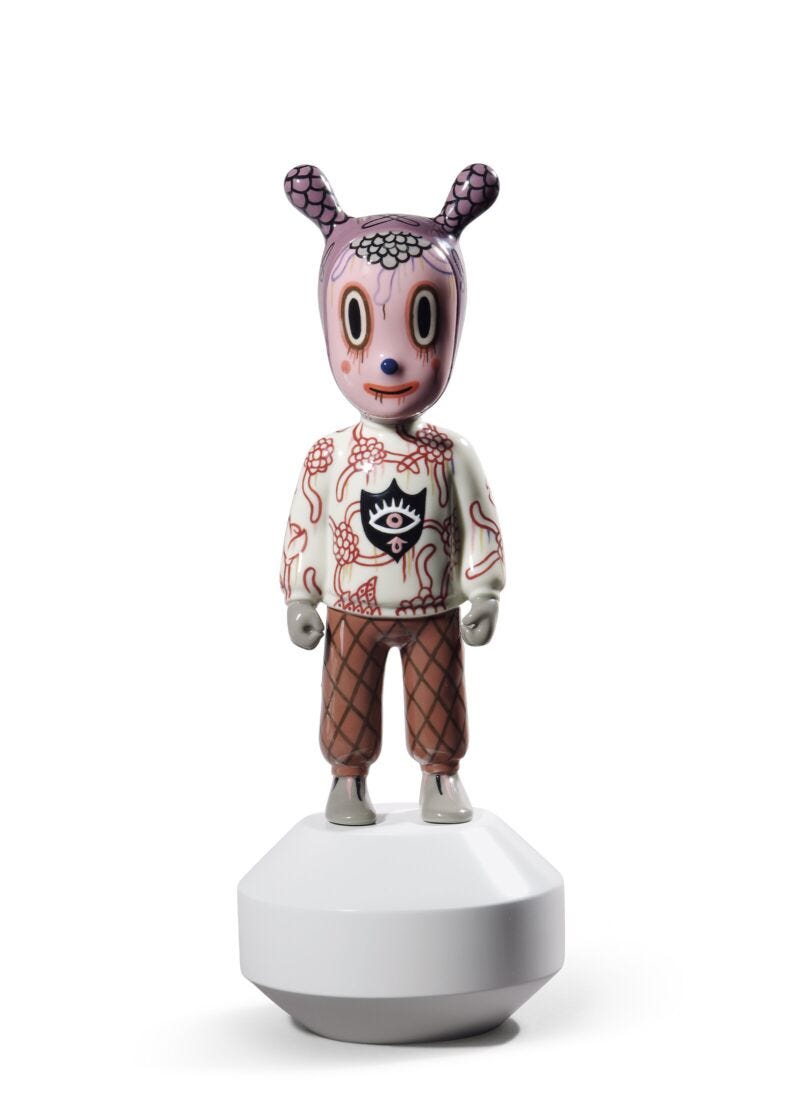 Lladro The Guest by Gary Baseman - Little Gary Baseman - Araco Interiors