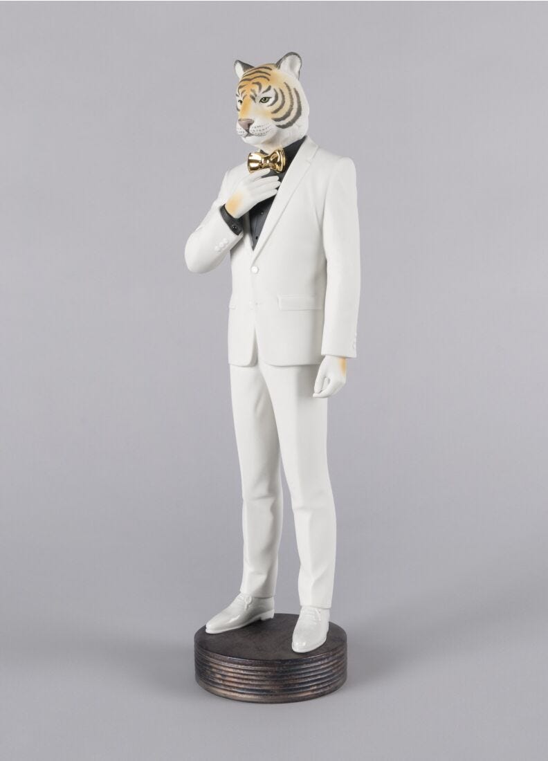 Lladro Tiger Man - Araco Interiors