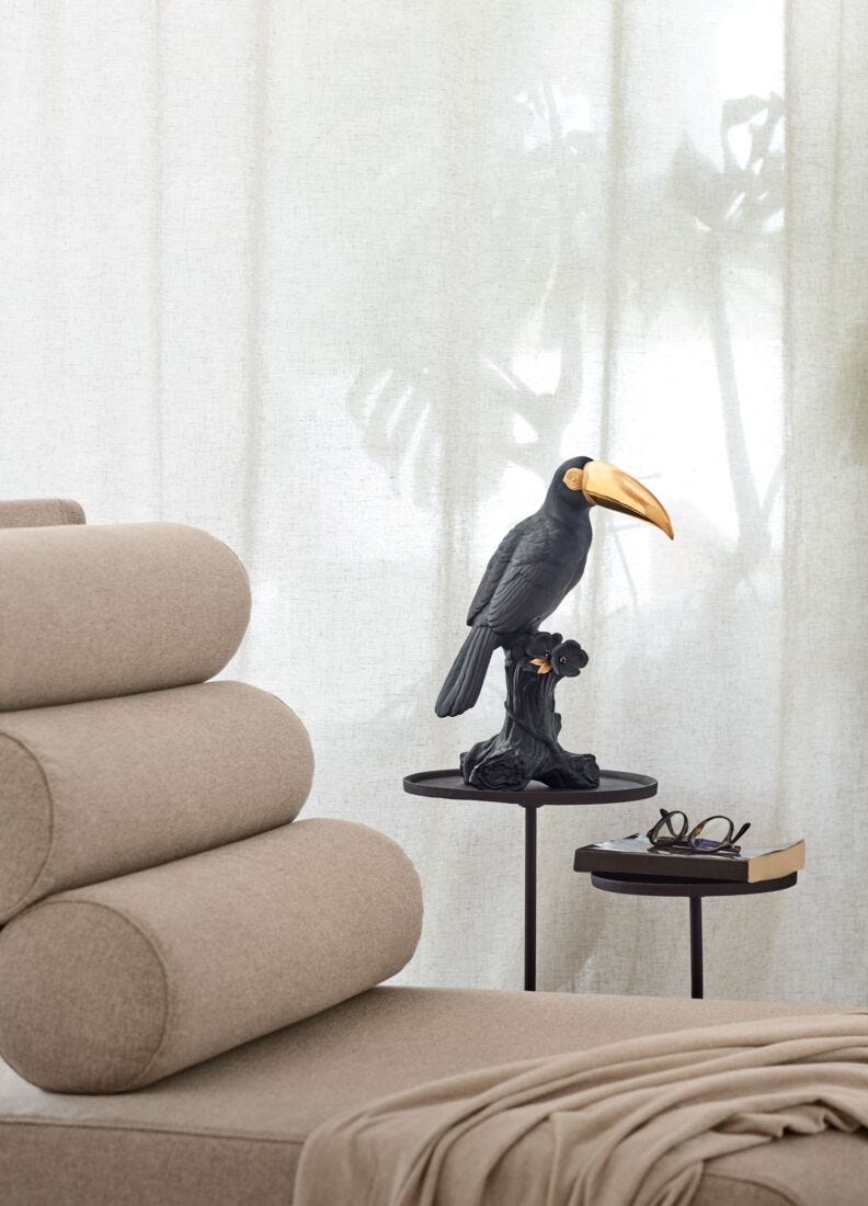 Lladro Toucan Black Gold - Araco Interiors