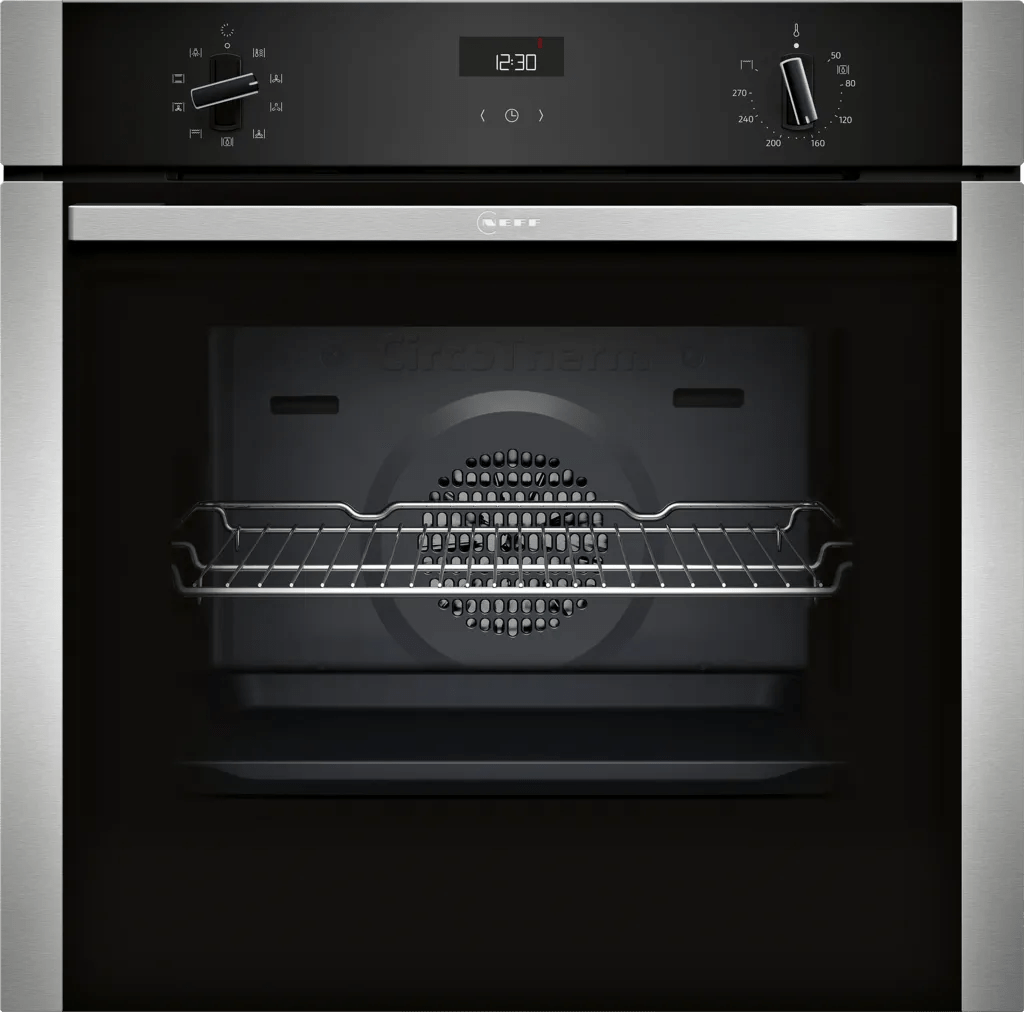 Neff B1ACE4HN0B N 50 Single Oven Black - Araco Interiors