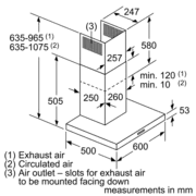 Neff D62BBC0N0B N 30 60cm Box Hood Stainless Steel - Araco Interiors
