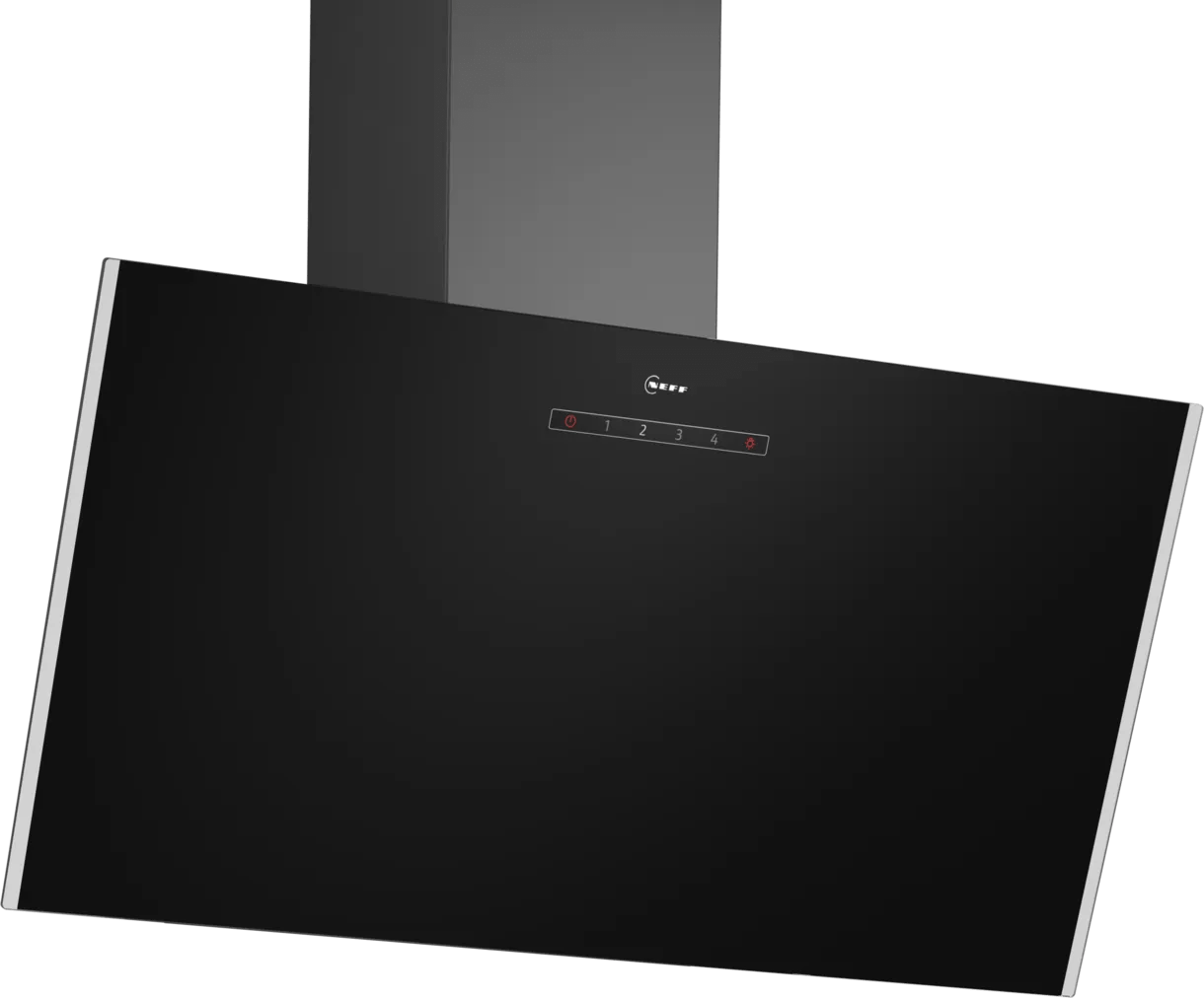 Neff D83IDK1S0B N 30 80cm Angled Glass Hood Black Glass - Araco Interiors